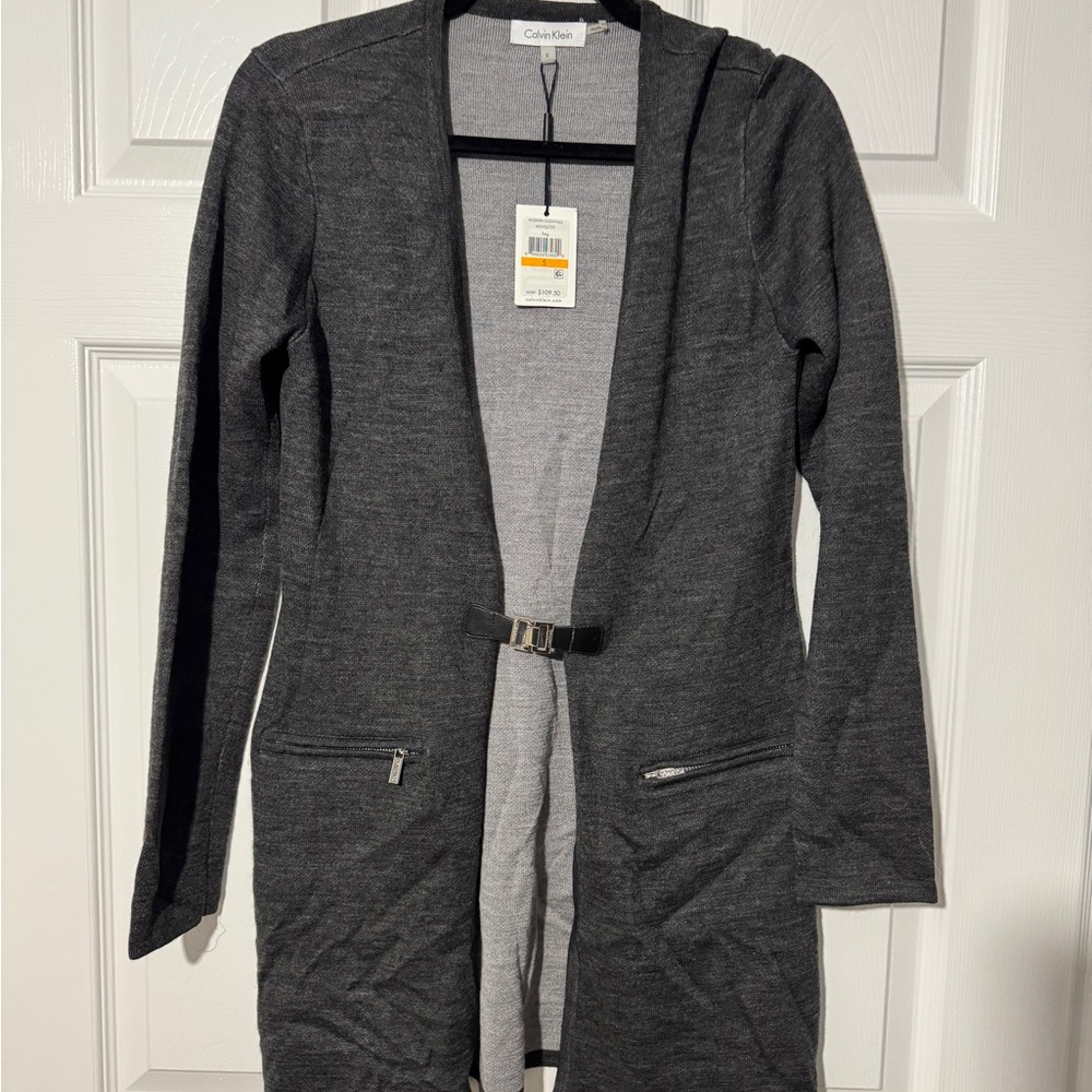 Calvin Klein Women's Charcoal Cardigan